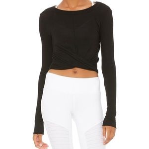 ALO YOGA COVER LONG SLEEVE TOP